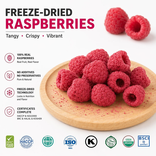 Wholesale Freeze Dried Raspberries