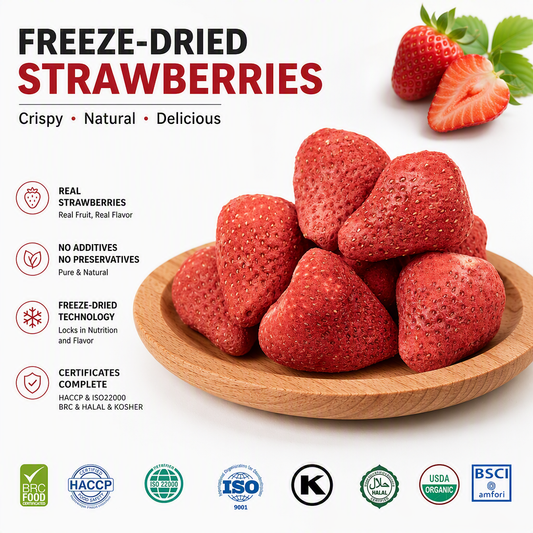 Bulk Freeze-Dried Fruit for Baking: What a BRC-Certified Factory Supplies